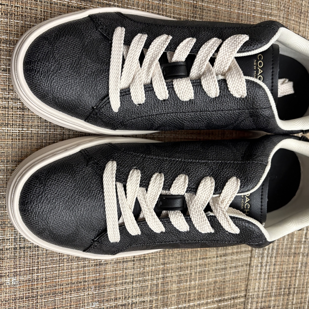 Coach Black and White Men's Sneakers - Picture 5 of 5